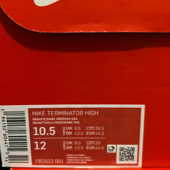 Nike terminator high GEORGETOWN